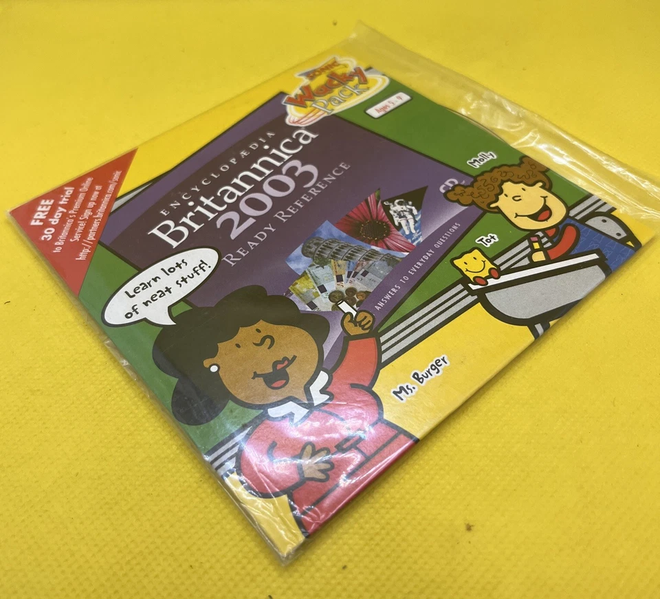 📦 Encyclopedia Britannica 2003: Ready Reference Answers Questions (PC CD-ROM) - Image 3 of 3