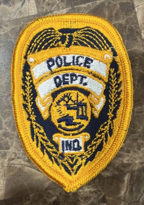 1980's Indiana Police Department Patch - Law Enforcement 2"x3" | eBay