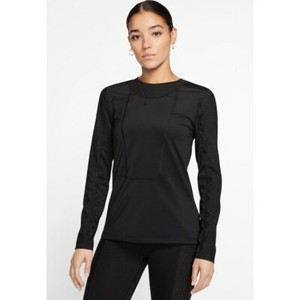 women's nike black long sleeve top