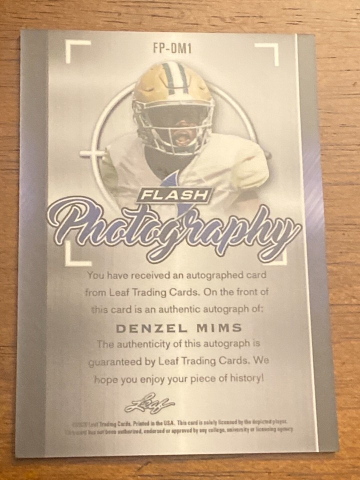 2020 Leaf Flash Photography Sparkle #1 Denzel Mims St. Louis ...