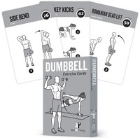 Exercise Cards Dumbbell Home Gym Workouts Strength Training Building Muscle T... on sale Exercise Cards Dumbbell Home Gym Workouts Strength Training Building Muscle T... on sale
