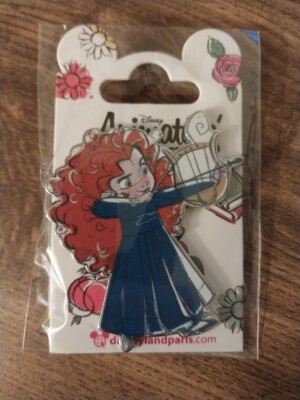 Disney Animators  Merida Brave Archery Pin Disneyland Paris Princess New