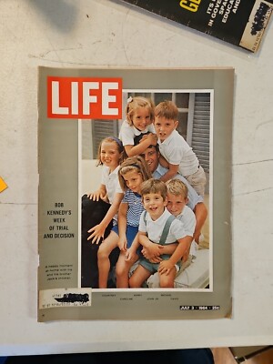 Life Magazine - July 3, 1964. Robert Kennedy And Family | eBay