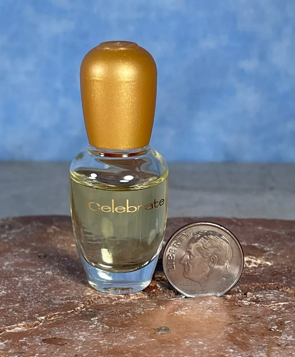 Vintage CELEBRATE Perfume .125 oz MINI PURE PARFUM Dab by COTY MINIATURE NOS