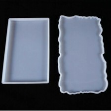 Large Rectangular Coaster Fruit Tray Mould Kit Mold Resin Epoxy Casting Silicone