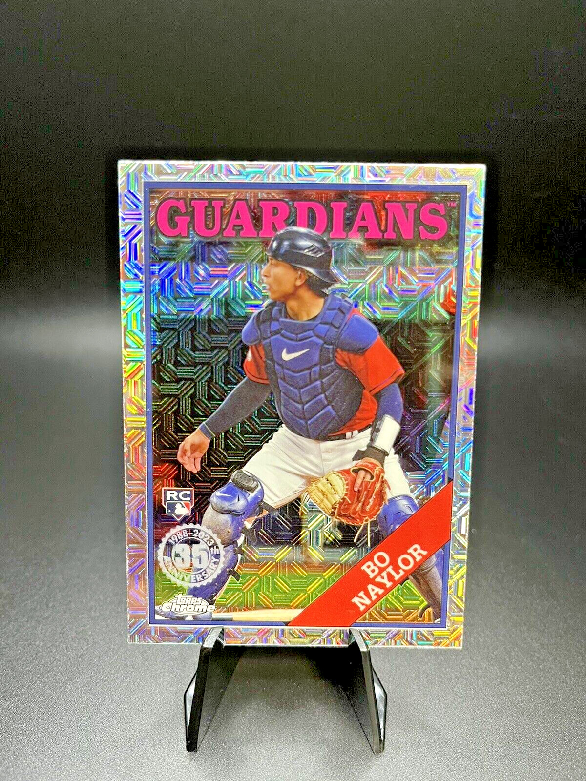 2023 Topps BO NAYLOR Guardians Rookie Silver Pack 1988 Mojo Refractor # 2T88C-3