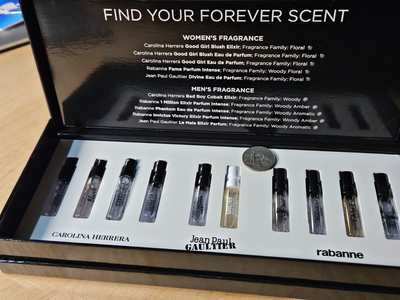 Ulta Fragrance Sampler For Her & Him Holiday Herrera Rabanne & JP ...