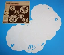 Vintage Original Kaiser's Children's Cake Decorating Stencils 6 Designs #21