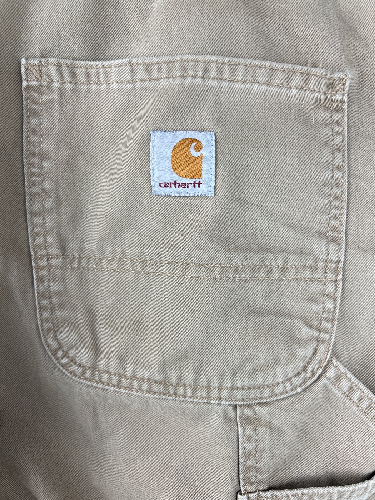 Carhartt Carpenter Relaxed Fit Brown Men Pants B324D… Gem