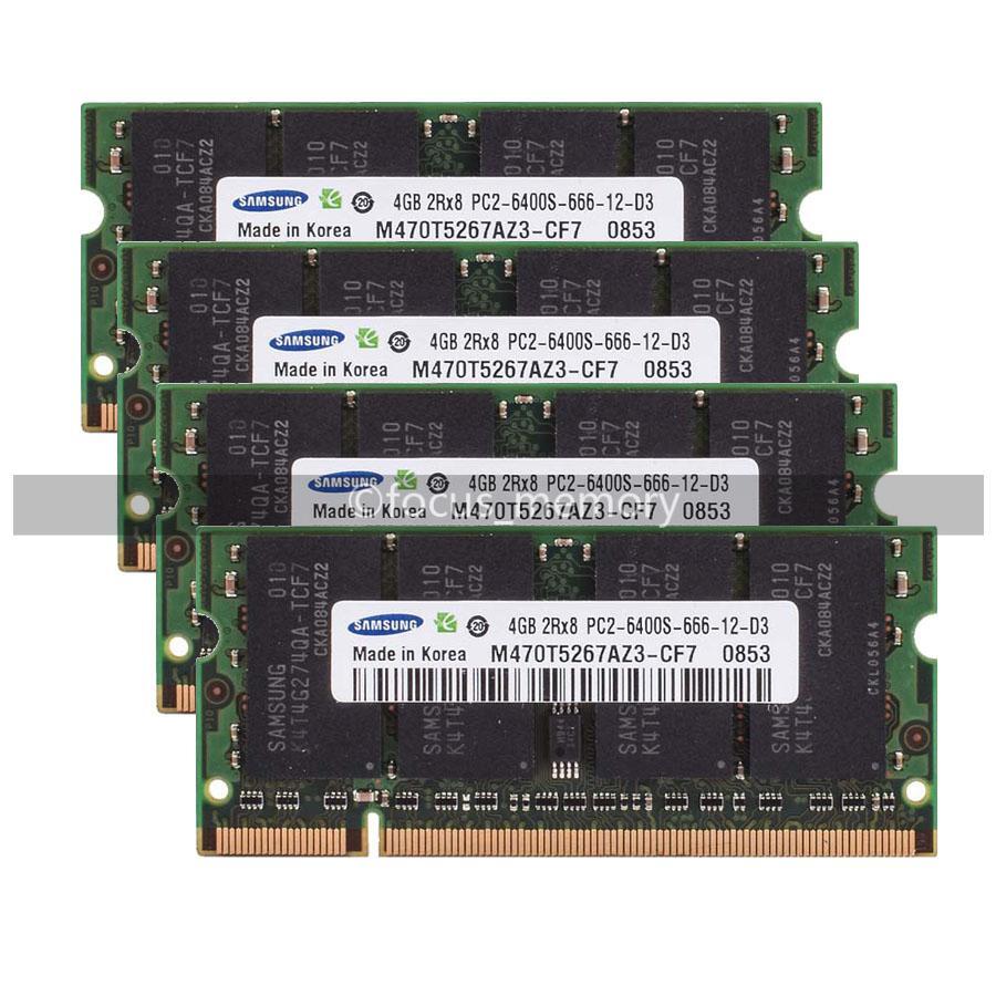 512 Mo DDR2 SODIMM PC2-4200S Micron - Mémoire Laptop 200 Broches (occasion)
