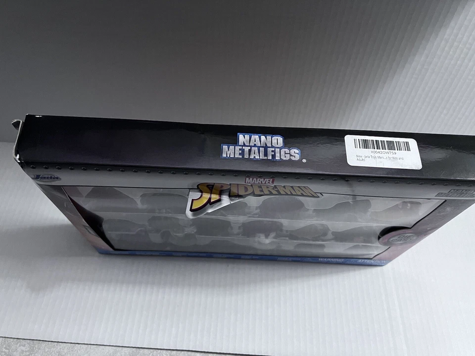 Jada Nano MetalFigs Marvel Spiderman 18 Pack Diecast Metal Figures Series 8 New - Image 4 of 4