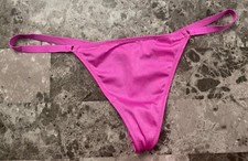 NWOT VICTORIA'S SECRET O/S LILAC GOLD CHARM SMOOTH VINTAGE RARE V STRING PANTIES