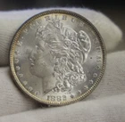 1882 US Morgan Silver Dollar $1 Unc (Toned Reverse)