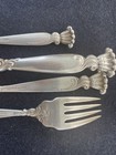Wallace Romance of the Sea Sterling Silver knife,tsp.& 2 forks — photo 3