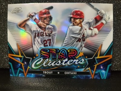 2023 Topps Cosmic Chrome - Star Clusters SC-3 Mike Trout Shohei Ohtani Angels