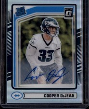 2024 Donruss #305 Cooper DeJean Optic Rated Rookies Preview Autograph