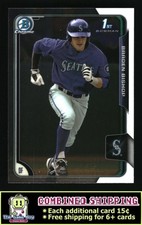 2015 Bowman Draft Chrome #21 Braden Bishop Seattle Mariners