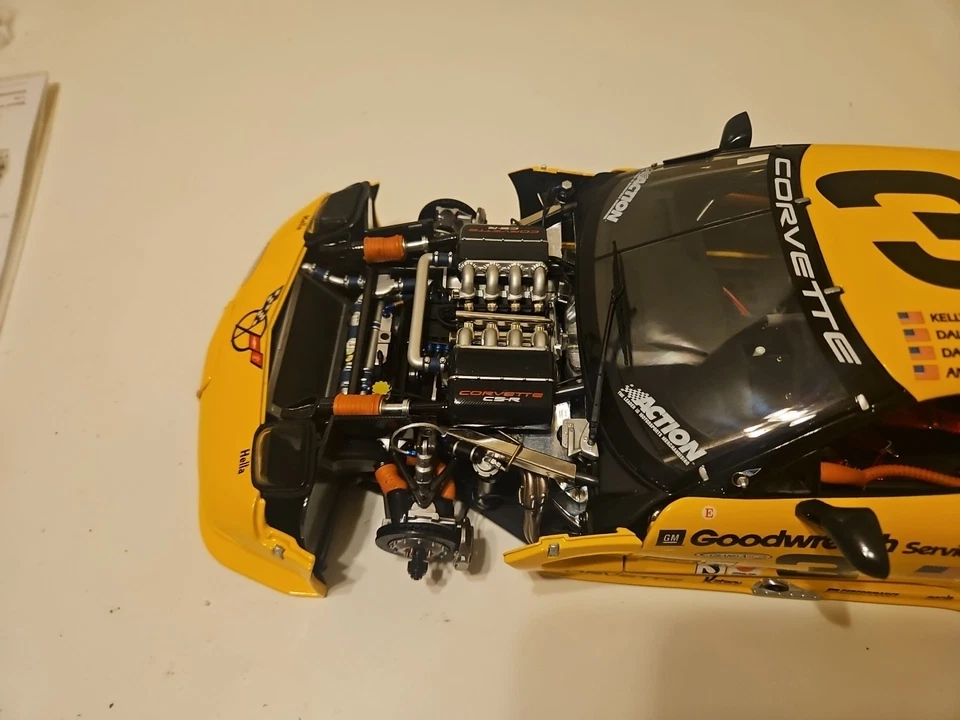 Chevrolet Corvette 1/12 Scale Part No 13121 Dale Earnhardt #3 Diecast Car - Image 3 of 4