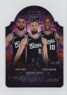 2024-25 Silhouette The King's Court 33/99 DeMar DeRozan Domantas Sabonis #3 12l9