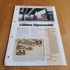 Archiv der dt. Bahnhöfe - Bahnhöfe A-Z - Lübben (Spreewald) / 6 Seiten