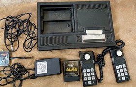 ColecoVision Console in Box w/Power Supply+RF/TV Switch+RF Cable+Lady Bug-Works