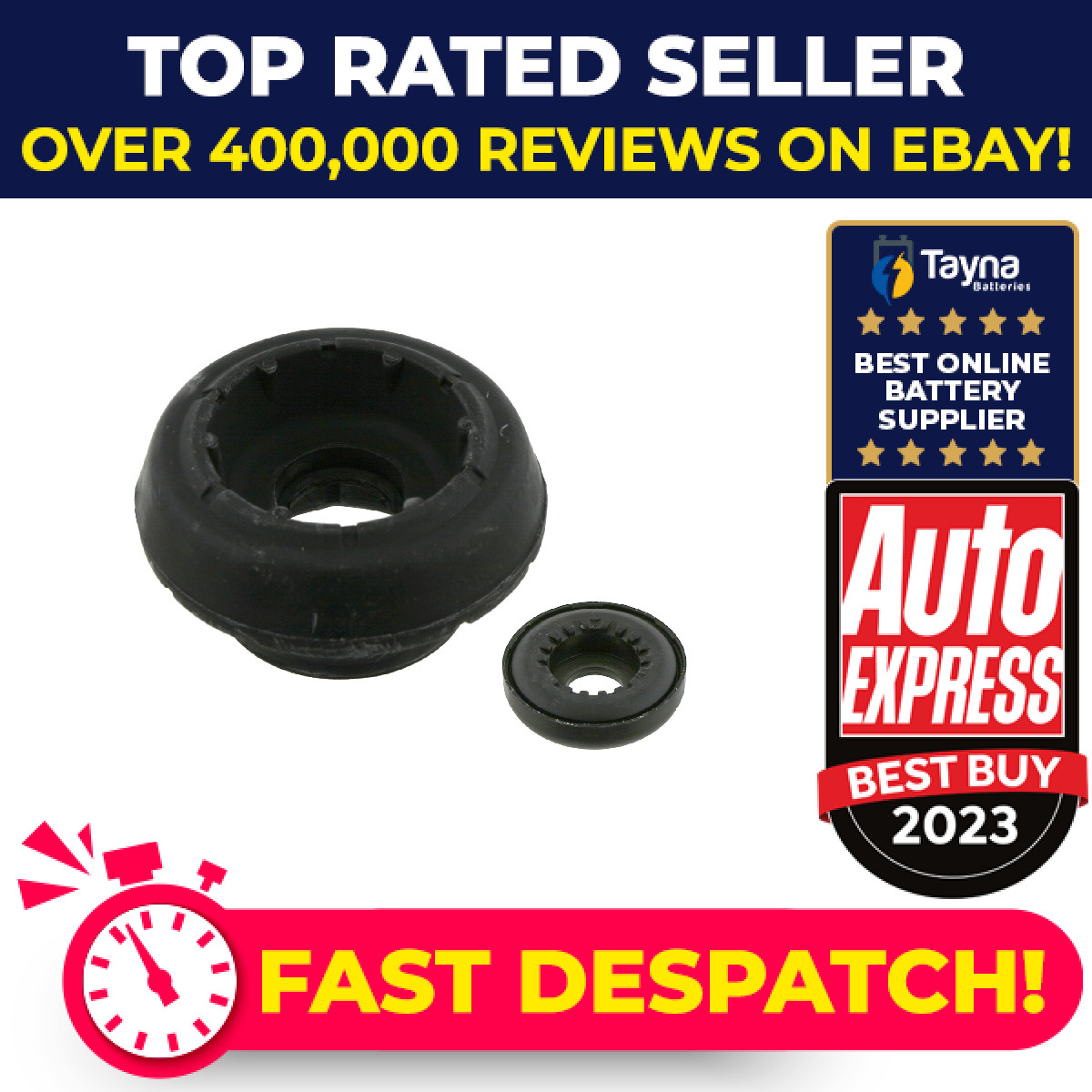Top Strut Mounting fits VW POLO 6V5, Mk3 Front 95 to 02 357412331A 357412331AS1