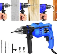 Hammer Drill 240V Impact Drill, 850W Corded Electric 3000rpm Variable Speed