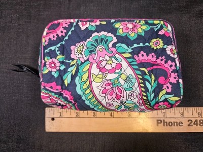 Vera Bradley Parisian Paisley quilted cosmetic bag.
