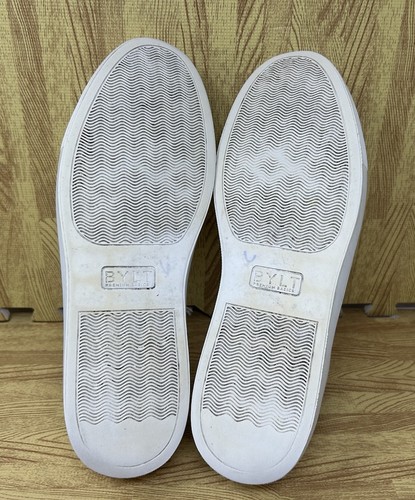 BYLT Alltagsschuhe Herren Größe 11 Weiß Leder Niedrig Minimalistisch Turnschuhe - Bild 9 von 10