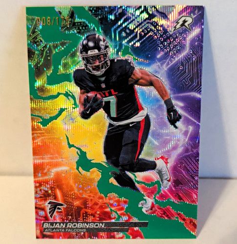 Bijan Robinson Topps 2025 Resurgence Circuit Breakers Green Surge /175 Falcons