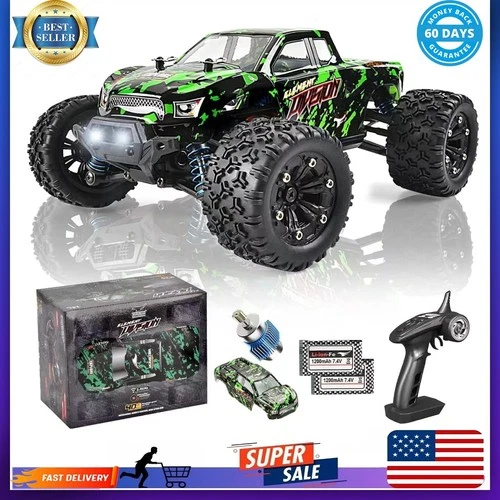 1/18 Brushless RC Cars for Adults Fast 50+ Mph, RC Trucks 4X4 Offroad Waterproof