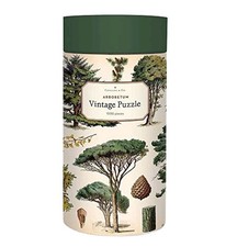 Cavallini  Co 1000 Piece Vintage Jigsaw Puzzle Arboretum Trees Nature