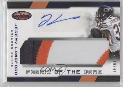 2016 Certified Prime 19/49 Jeremy Langford #FGS-JL Auto 4ns