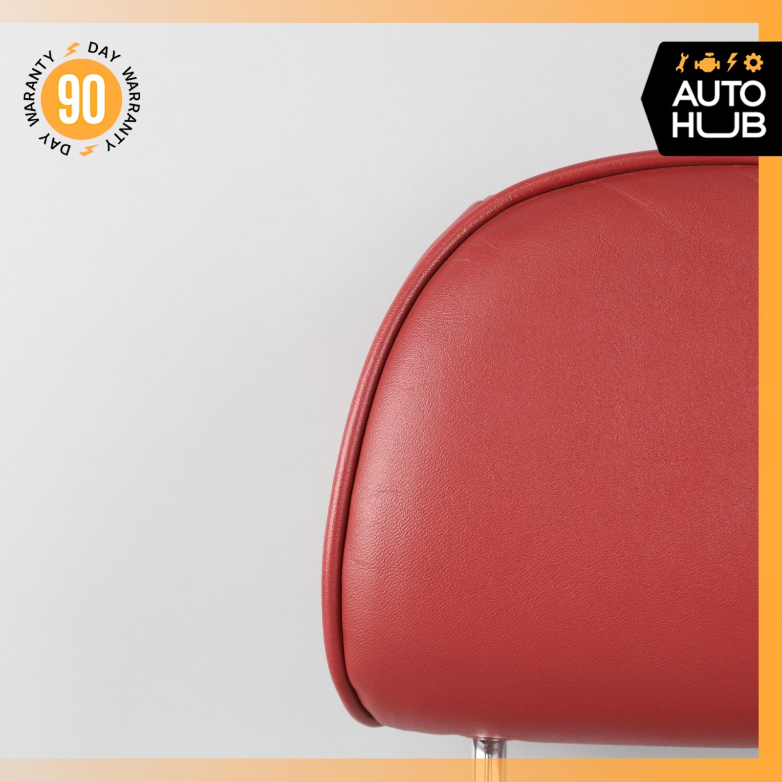 00-04 Aston Martin DB7 Vantage Front Left or Right Seat Headrest Red OEM 35k