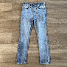 Cat Jack Skinny Acid Wash Blue Denim Jeans Youth Girls 12