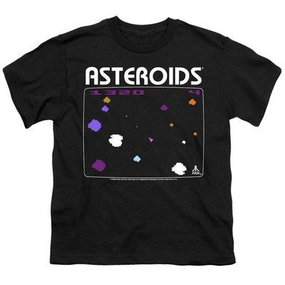 Atari Asteroids Screen Licensed Kid's T-Shirt (Ages 4-7) XS-XL
