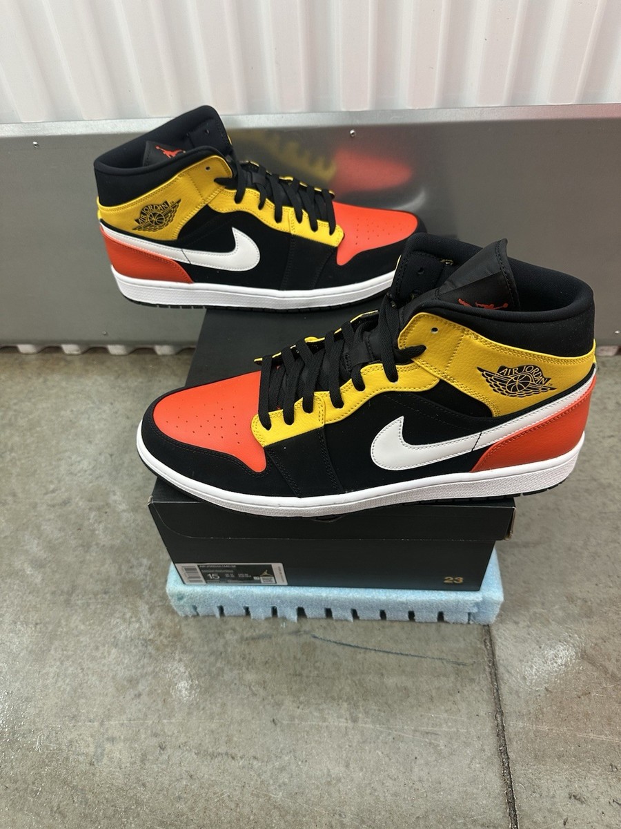 Size 15 - Air Jordan 1 SE Mid Amarillo for sale online | eBay