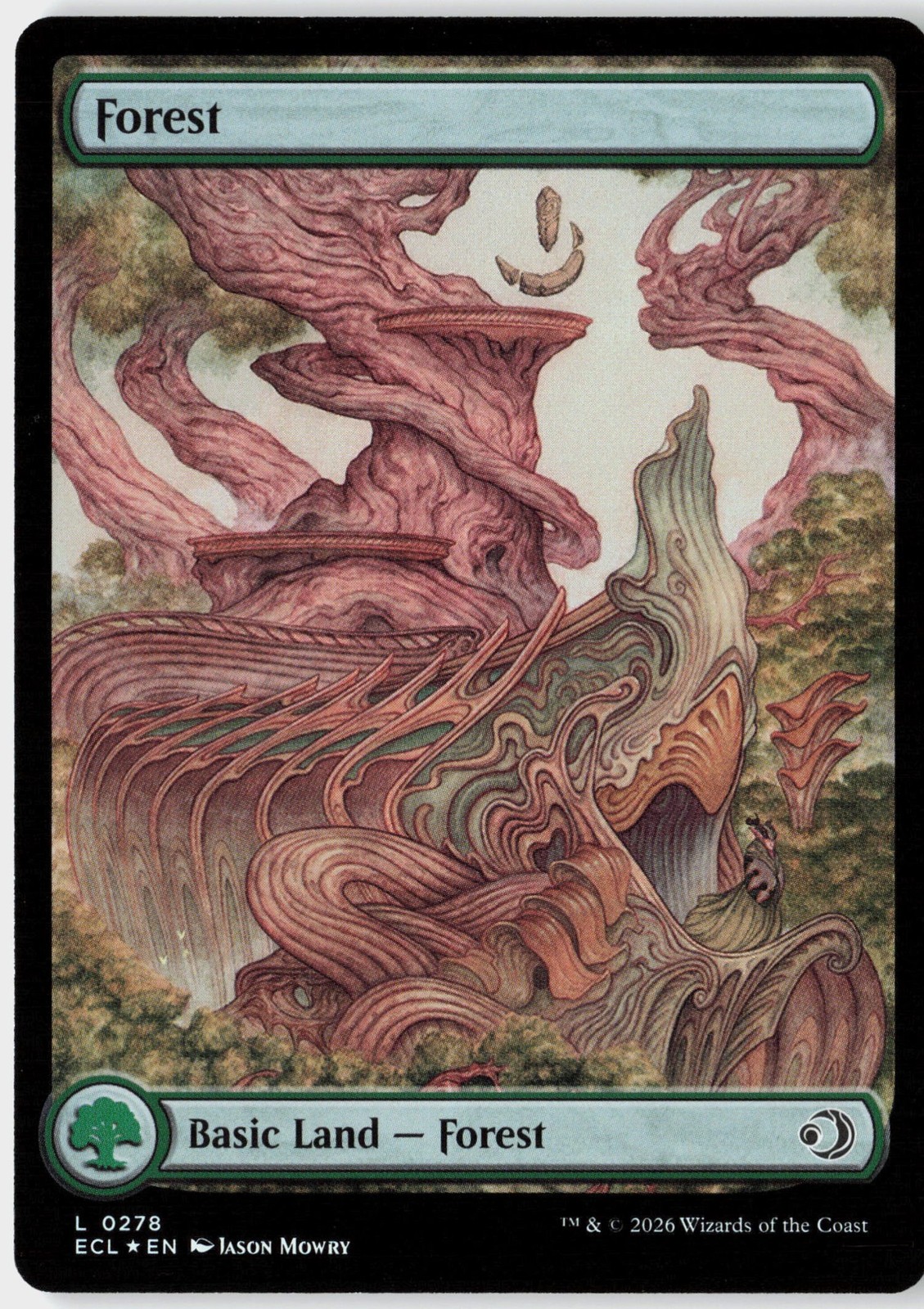 Magic - Forest (0278) Foil Lorwyn Eclipsed [ECL - 278] NM Land