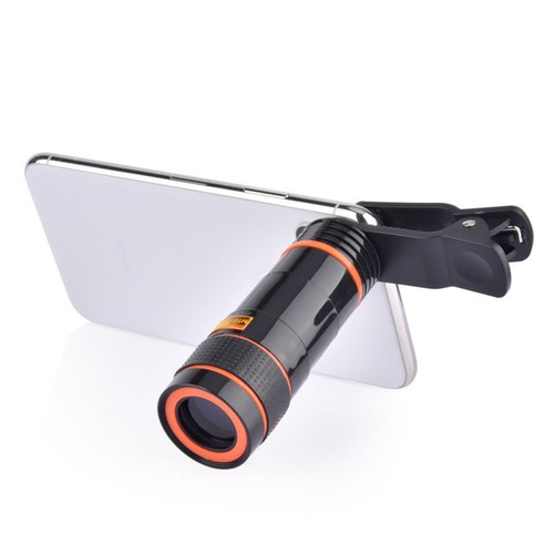 12 X Telephoto Mobile Phone Lens Smartphone Camera Kit Monocular Cell - Photo 6 sur 11