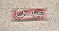 Plug  Go 30 Pin USB iPod iPhone 4 Charge  Sync Cable 3.5 ft Pink BRAND NEW