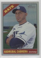 2015 Topps Heritage High Number Chrome Refractor /566 Asdrubal Cabrera #687 yf0