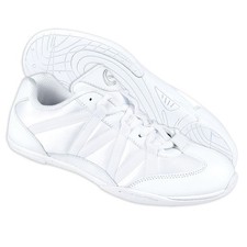 chass  Ace II Youth Cheerleading Shoes - White Cheer Shoes for Girls 7.5