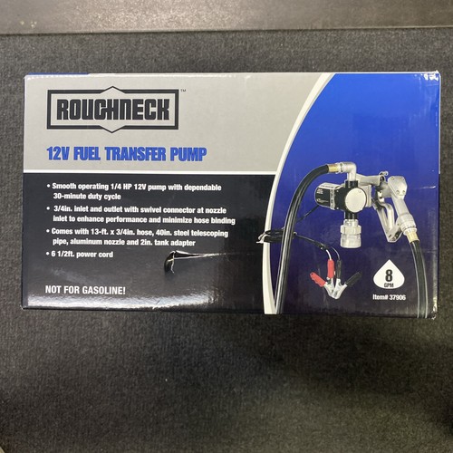 Roughneck 12v Fuel Transfer Pump 37906 New Never Opened. - Picture 4 of 4