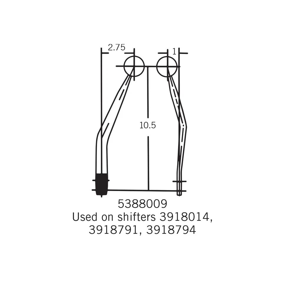 4-скоростной переключатель передач Hurst 3918794 Competition/Plus - Изображение 2 из 2