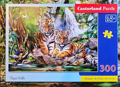 Castorland Puzzle - Tiger Falls (Tiger am Wasserfall) B-030385 - 300 Teile