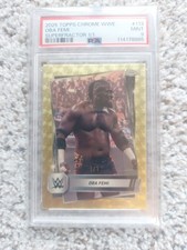 Oba Femi 2025 Topps WWE Chrome Superfractor 1/1 PSA 9