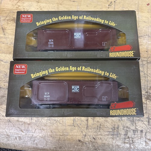 (dos) COCHE CAJA DOBLE FUNDA ROUNDHOUSE 40' # 84672 y #84671 PACÍFICO OCCIDENTAL  | Zustand: New
