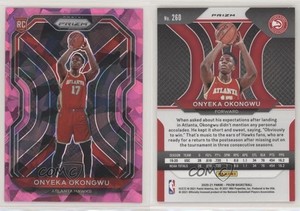 2020-21 Panini Prizm Pink Ice Prizm Onyeka Okongwu #260 Rookie RC