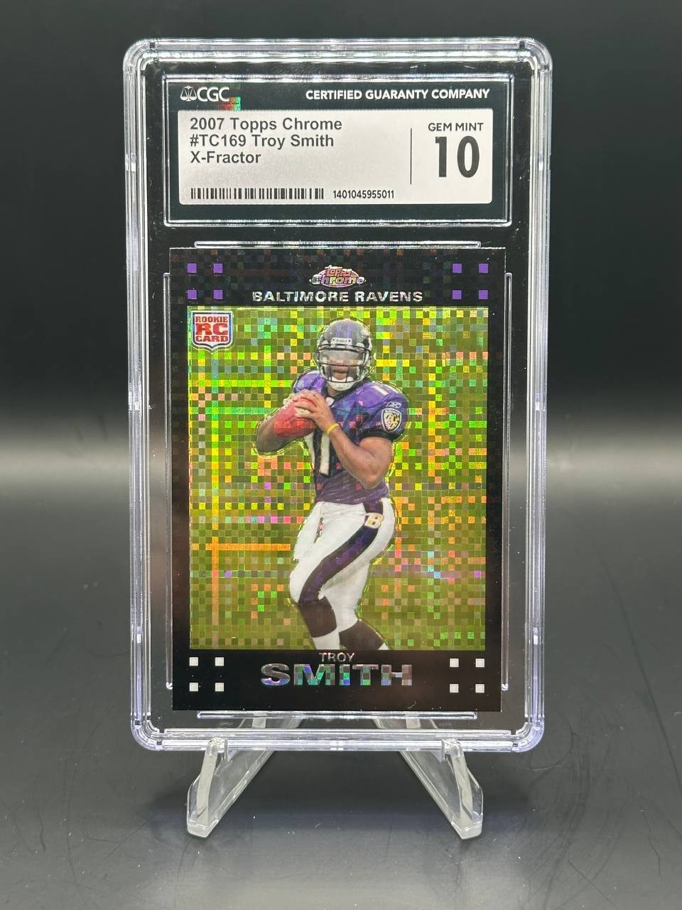 Troy Smith Topps Chrome #TC169 Base