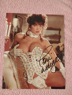 Teri Weigel Signed Photo / 8"x10" / Adult Film Star Playboy Playmate April 1996